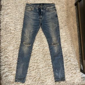 Size 36. Represent Clo denim. Very lightly worn.